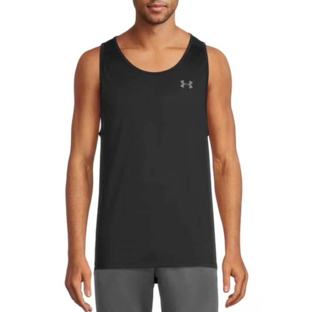 Under Armour Men's Black The Tech Tank Gym Athletic Performance Top Size S